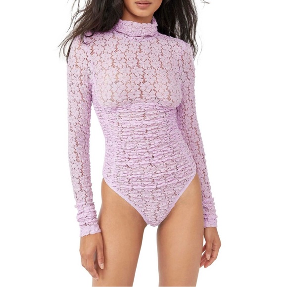 NWT Free People Intimately Day & Night Lace Bodysuit - Picture 1 of 9